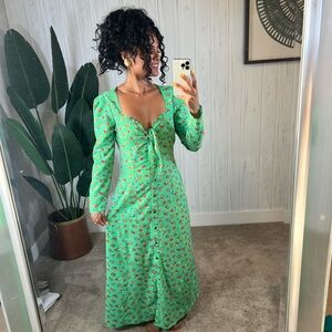 ASOS size 4 floral maxi dress
